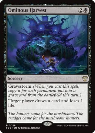 Ominous Harvest |  (028) [Commander: Secrets of Strixhaven]