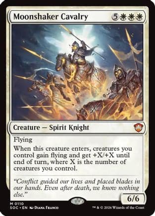 Moonshaker Cavalry |  (110) [Commander: Secrets of Strixhaven]