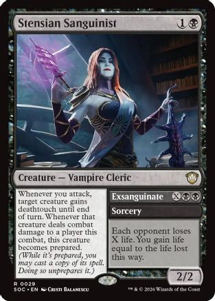 Stensian Sanguinist |  (029) [Commander: Secrets of Strixhaven]