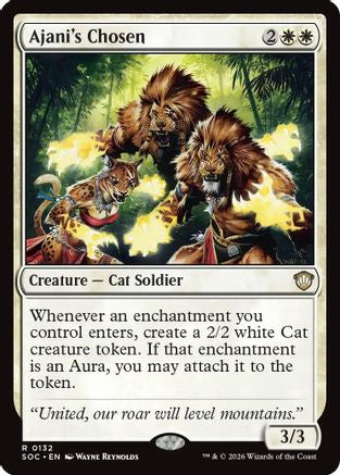 Ajani's Chosen |  (132) [Commander: Secrets of Strixhaven]