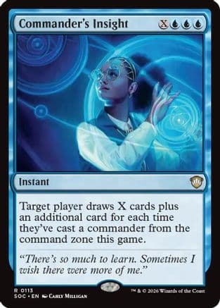 Commander's Insight |  (113) [Commander: Secrets of Strixhaven]