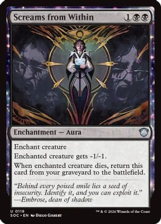 Screams from Within |  (119) [Commander: Secrets of Strixhaven]