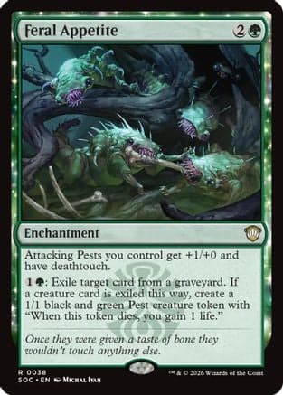 Feral Appetite |  (038) [Commander: Secrets of Strixhaven]