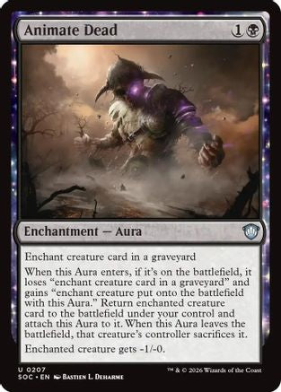 Animate Dead |  (207) [Commander: Secrets of Strixhaven]