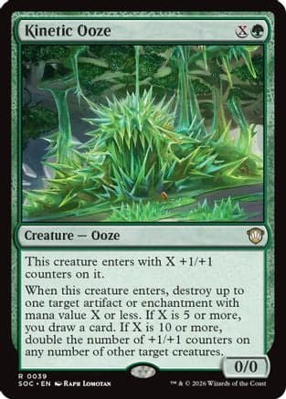 Kinetic Ooze |  (039) [Commander: Secrets of Strixhaven]