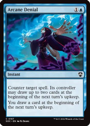 Arcane Denial |  (187) [Commander: Secrets of Strixhaven]