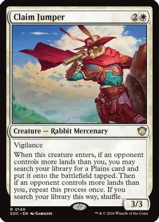 Claim Jumper |  (140) [Commander: Secrets of Strixhaven]