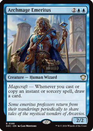 Archmage Emeritus |  (188) [Commander: Secrets of Strixhaven]