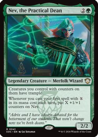 Nev, the Practical Dean |  (041) [Commander: Secrets of Strixhaven]