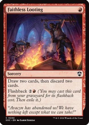 Faithless Looting |  (244) [Commander: Secrets of Strixhaven]
