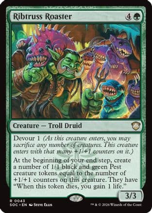 Ribtruss Roaster |  (043) [Commander: Secrets of Strixhaven]