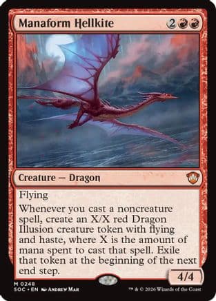 Manaform Hellkite |  (248) [Commander: Secrets of Strixhaven]