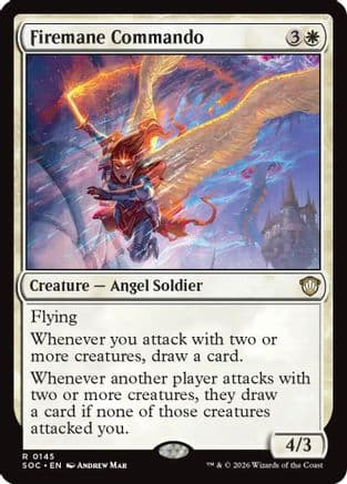 Firemane Commando |  (145) [Commander: Secrets of Strixhaven]