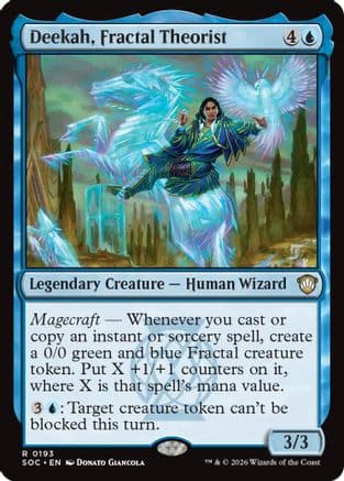 Deekah, Fractal Theorist |  (193) [Commander: Secrets of Strixhaven]