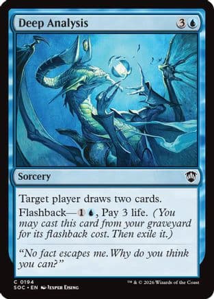 Deep Analysis |  (194) [Commander: Secrets of Strixhaven]