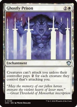 Ghostly Prison |  (146) [Commander: Secrets of Strixhaven]