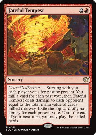 Fateful Tempest |  (031) [Commander: Secrets of Strixhaven]