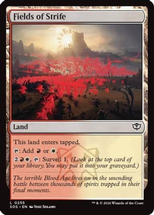 Fields of Strife |  Foil (255) [Secrets of Strixhaven]