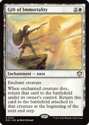 Gift of Immortality |  (147) [Commander: Secrets of Strixhaven]