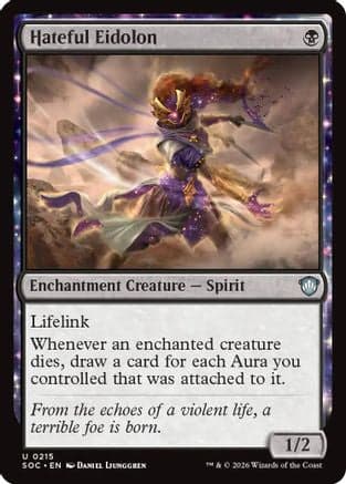 Hateful Eidolon |  (215) [Commander: Secrets of Strixhaven]