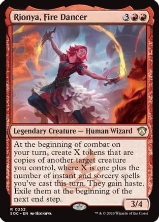Rionya, Fire Dancer |  (252) [Commander: Secrets of Strixhaven]