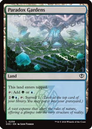 Paradox Gardens |  Foil (258) [Secrets of Strixhaven]