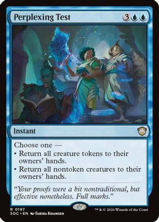 Perplexing Test |  (197) [Commander: Secrets of Strixhaven]