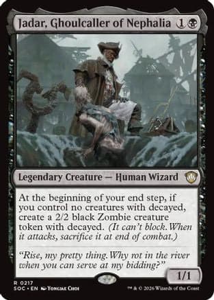 Jadar, Ghoulcaller of Nephalia |  (217) [Commander: Secrets of Strixhaven]