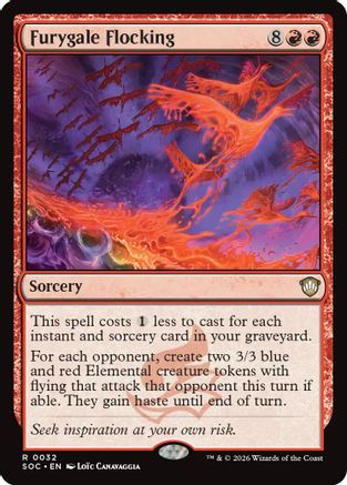 Furygale Flocking |  (032) [Commander: Secrets of Strixhaven]