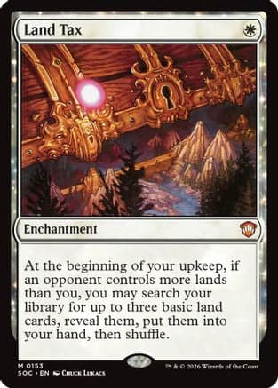 Land Tax |  (153) [Commander: Secrets of Strixhaven]