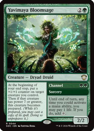 Yavimaya Bloomsage |  (044) [Commander: Secrets of Strixhaven]