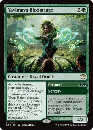 Yavimaya Bloomsage |  (044) [Commander: Secrets of Strixhaven]