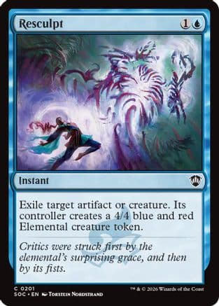 Resculpt |  (201) [Commander: Secrets of Strixhaven]
