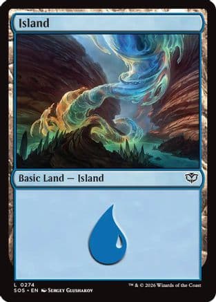 Island (0274) |  Foil (274) [Secrets of Strixhaven]