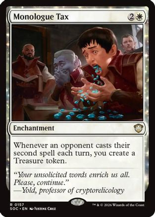 Monologue Tax |  (157) [Commander: Secrets of Strixhaven]