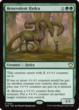 Benevolent Hydra |  (124) [Commander: Secrets of Strixhaven]