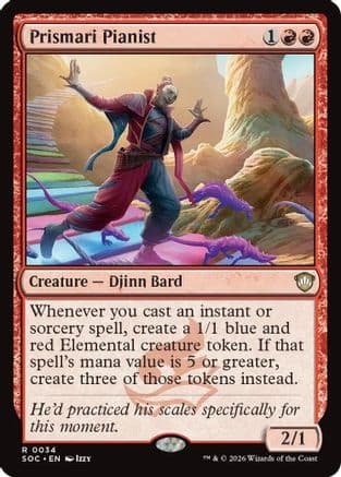 Prismari Pianist |  (034) [Commander: Secrets of Strixhaven]