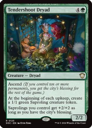 Tendershoot Dryad |  (125) [Commander: Secrets of Strixhaven]