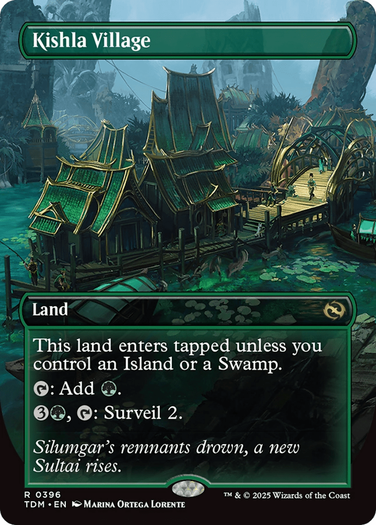 Kishla Village (Borderless) (396) [Tarkir: Dragonstorm]