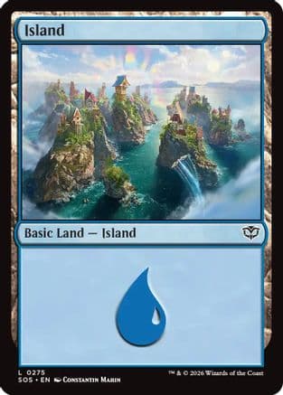 Island (0275) |  Foil (275) [Secrets of Strixhaven]