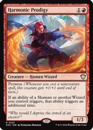 Harmonic Prodigy |  (123) [Commander: Secrets of Strixhaven]
