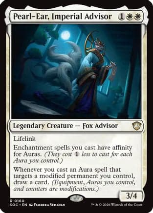 Pearl-Ear, Imperial Advisor |  (160) [Commander: Secrets of Strixhaven]