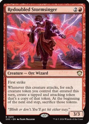 Redoubled Stormsinger |  (251) [Commander: Secrets of Strixhaven]