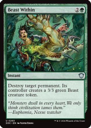Beast Within |  (263) [Commander: Secrets of Strixhaven]