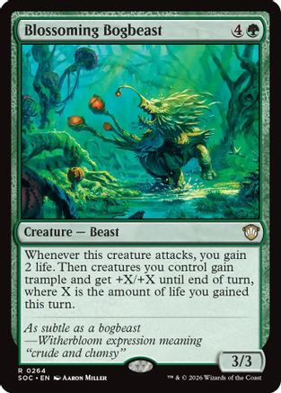 Blossoming Bogbeast |  (264) [Commander: Secrets of Strixhaven]