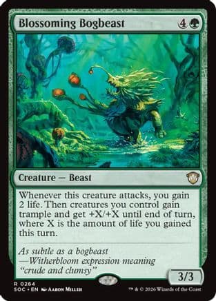 Blossoming Bogbeast |  (264) [Commander: Secrets of Strixhaven]