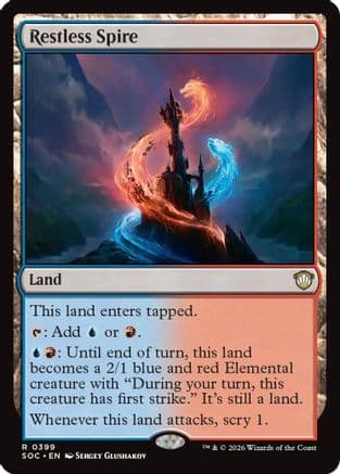 Restless Spire |  (399) [Commander: Secrets of Strixhaven]
