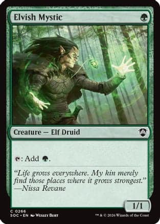 Elvish Mystic |  (266) [Commander: Secrets of Strixhaven]