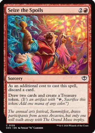 Seize the Spoils |  Foil (129) [Secrets of Strixhaven]