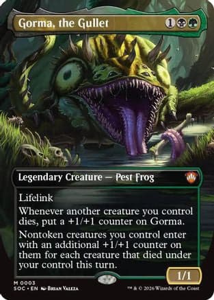 Gorma, the Gullet (Borderless) |  (003) [Commander: Secrets of Strixhaven]